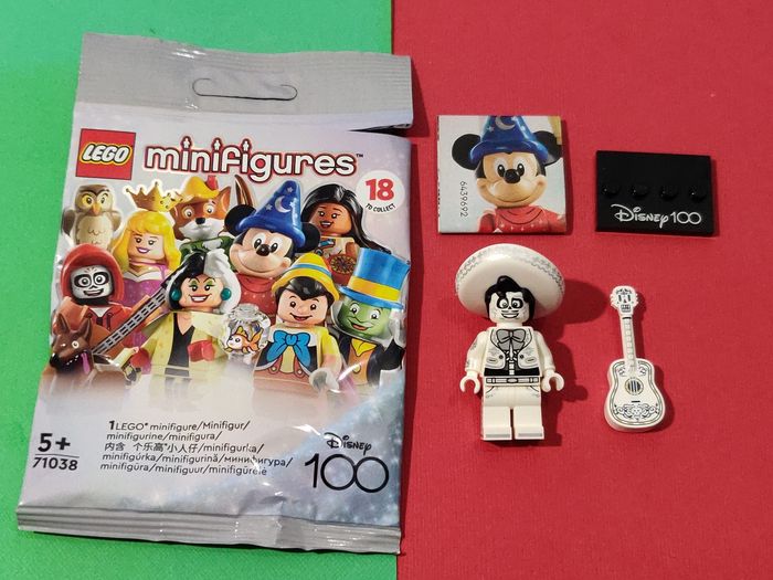 Minifig Lego Coco - Ernesto de la Cruz - Disney 100 ans - Parfait État - avec sachet - Lego Original