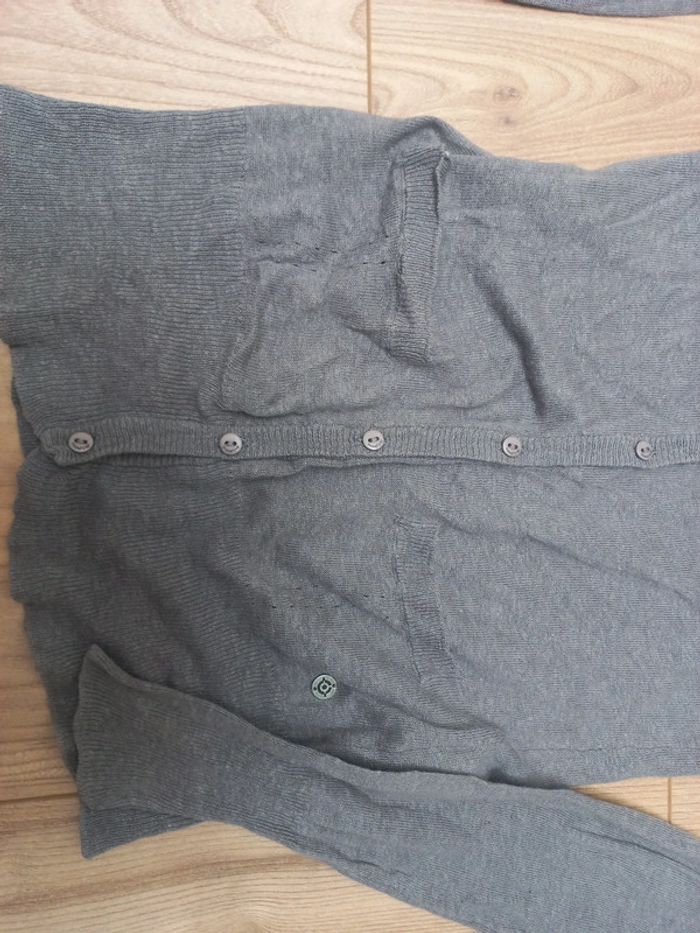 Gilet gris taille S - photo numéro 2