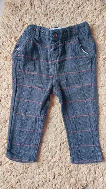 Pantalon à carreaux 18 mois