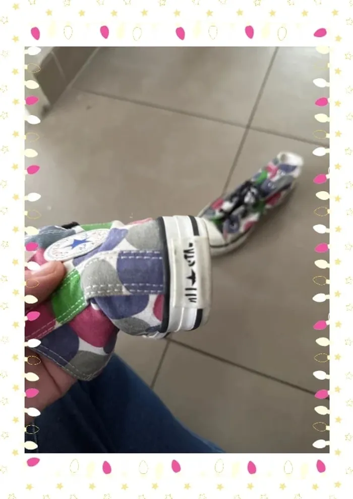 Converses taille 32 mi haute - photo numéro 6