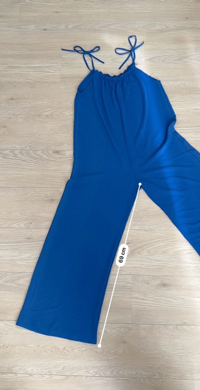 Combinaison femme bleu électrique – portée 1 fois – Made in Italy - photo numéro 6