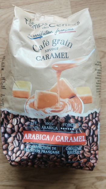Café grain saveur caramel L temps des cerises