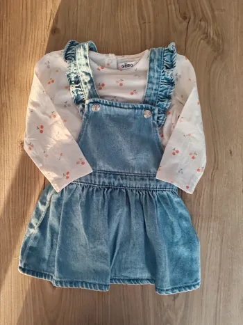 Ensemble fille 12mois gemo