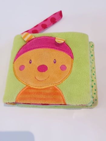 Livre en tissus tout doux babysun nursery coccinelle