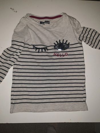 T shirt fille manche longue