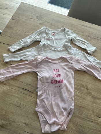 Lot de 3 bodies 18 mois
