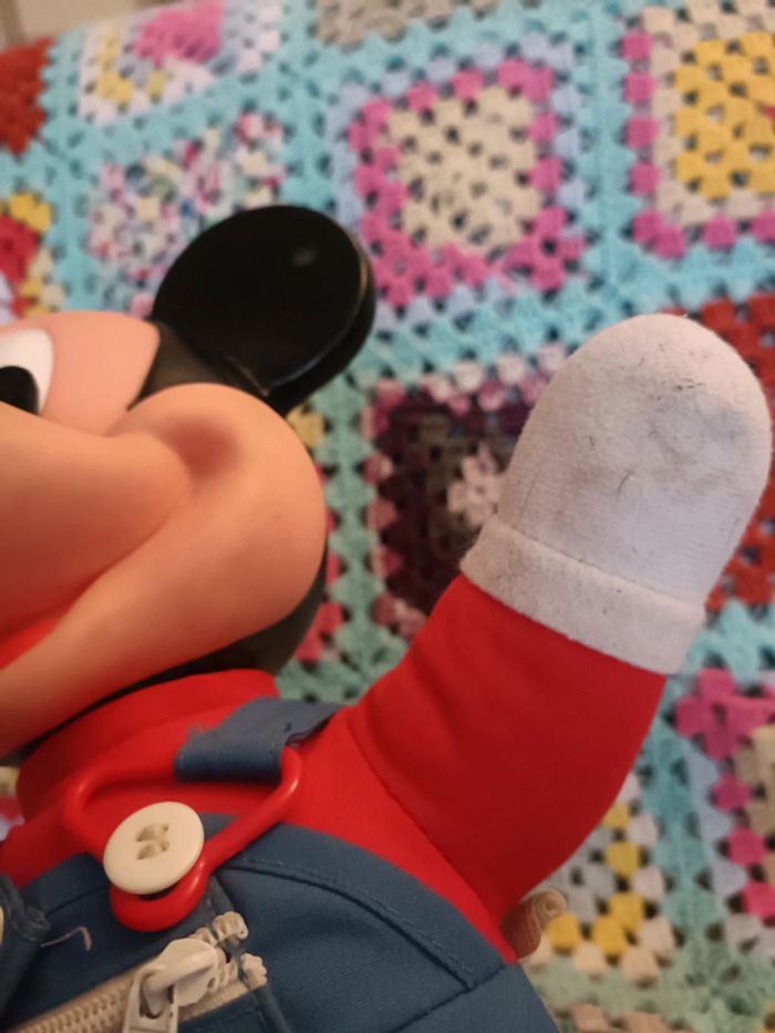 Poupée peluche Mickey vintage - photo numéro 4