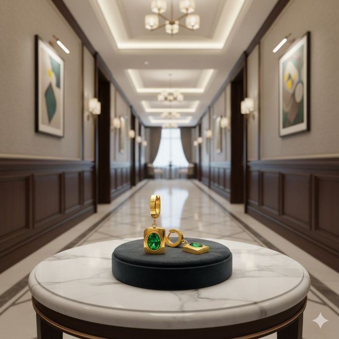 🌹💎pièce unique : boucles d'oreilles d'exception, le luxe à votre portée ! - photo numéro 3