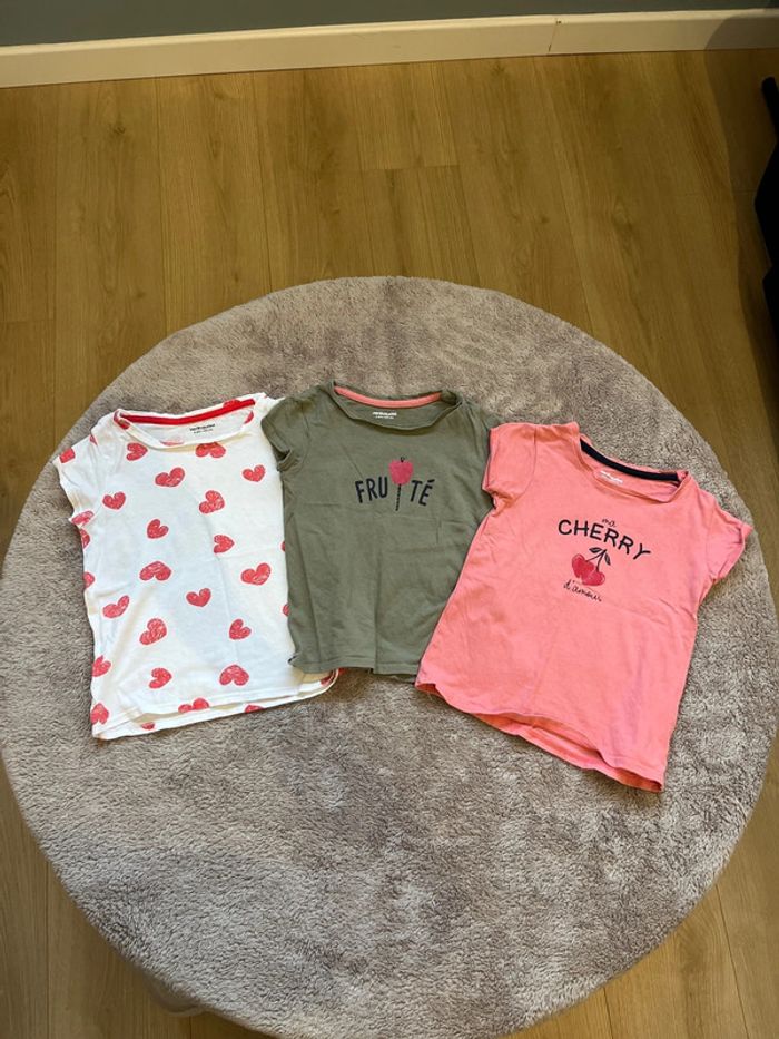 Lot 3 t-shirts Vertbaudet
