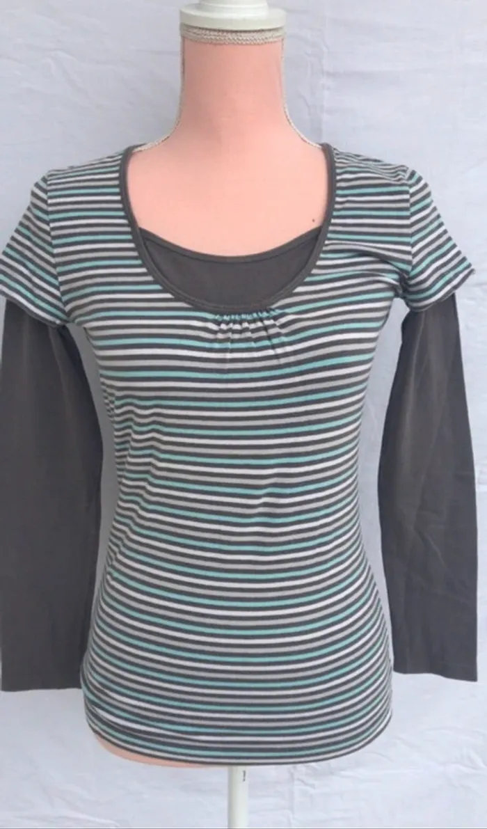 Tee shirt manche longue 14 ans - photo numéro 2
