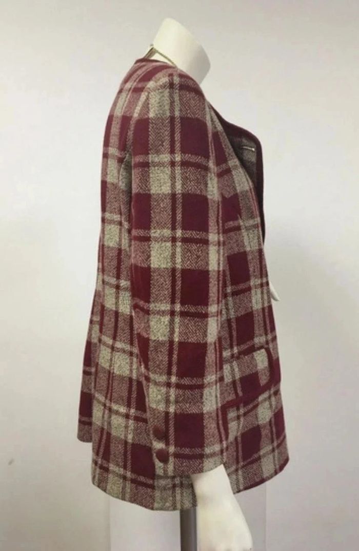 🌺🌺Abrigo cuadros Antonio Pozuelo, talla 44🌺🌺 - photo numéro 2