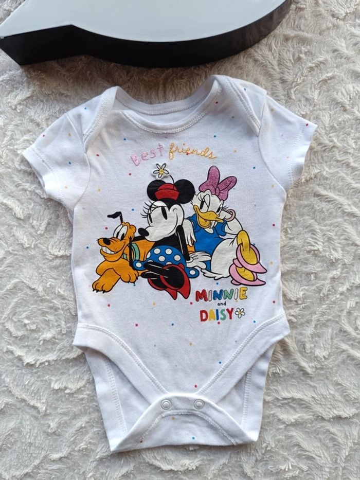 Body manches courtes Fille 0/3 mois Minnie & Daisy Disney Primark - photo numéro 2