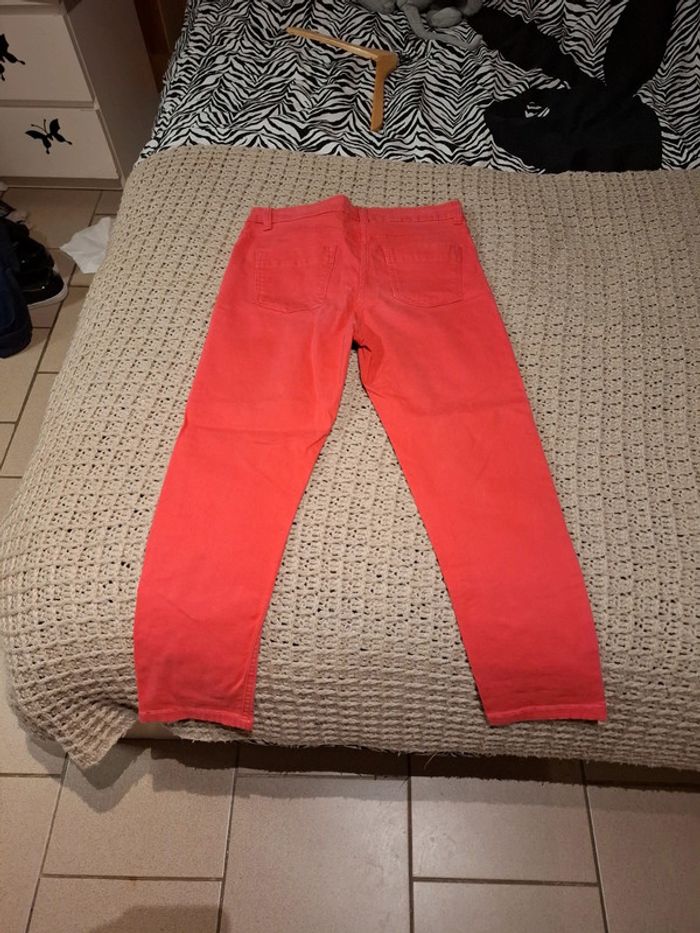 Pantalon trois quart rose pour femme - photo numéro 3