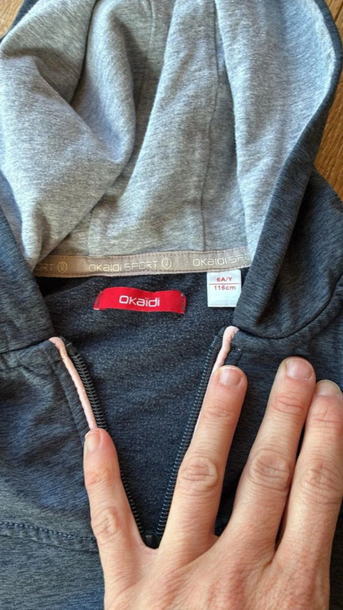 Veste sport 6 ans fille - photo numéro 2