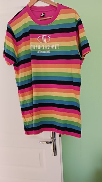 Tee shirt multicolore homme