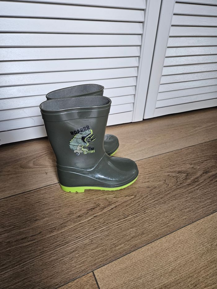 Bottes de pluie dinosaures