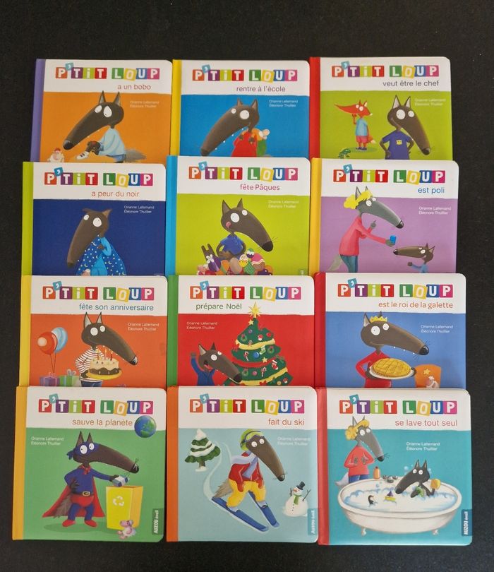 Lot de 12 livres enfant ptit loup