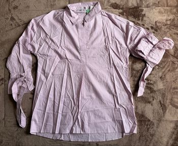 Blouse chemise lilas/parme, Linblil Lknblil, Taille L/EUR44