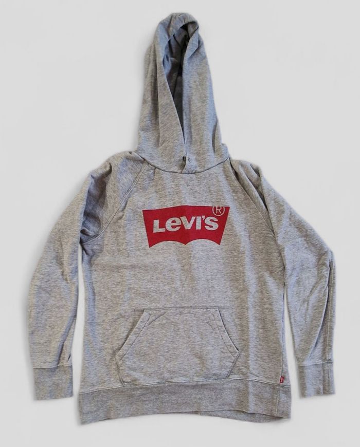 Sweat à capuche Levi's gris