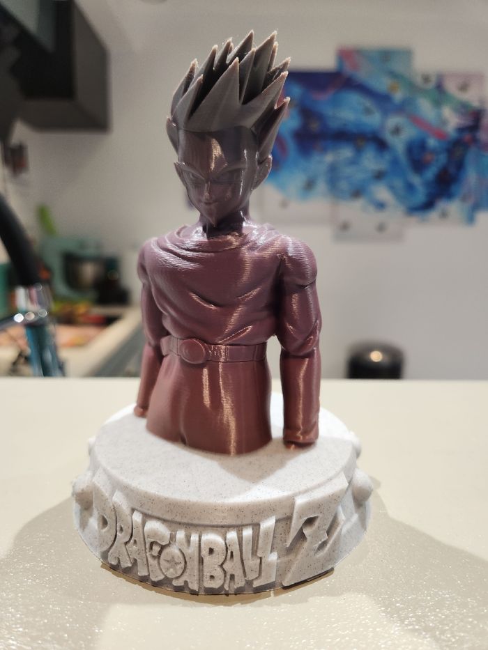🧿 Figurine Dragon Ball GT – Goten – Buste collector – Impression 3D - photo numéro 7