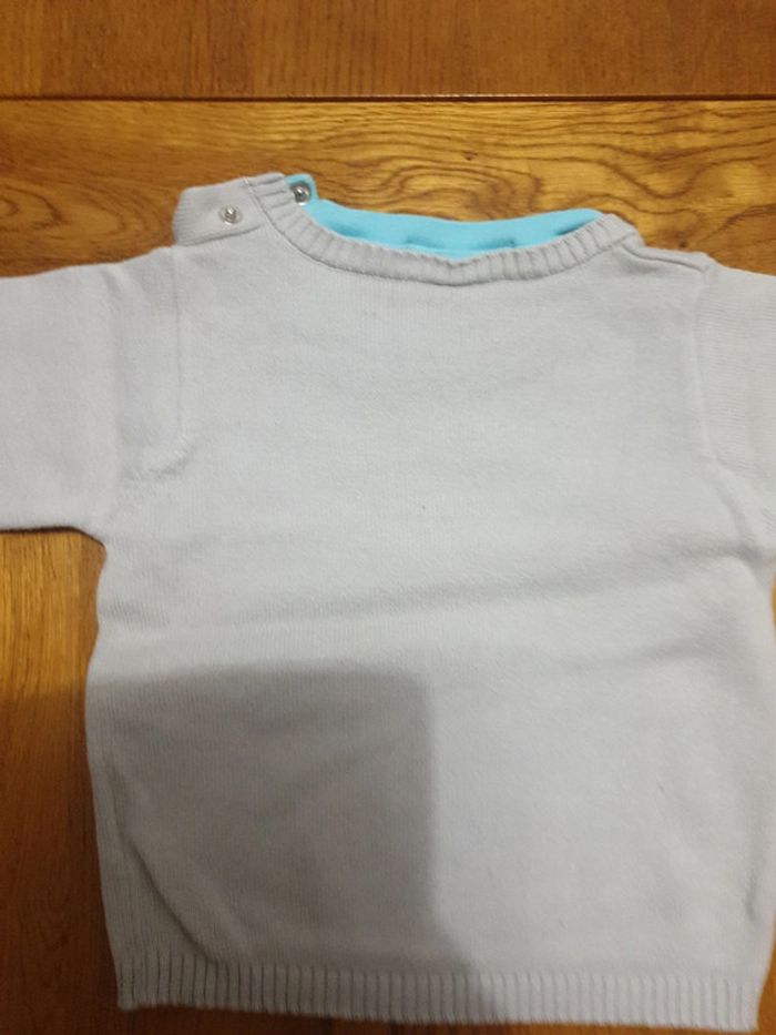 Pull bébé garçon Obaibi 6 mois - photo numéro 4