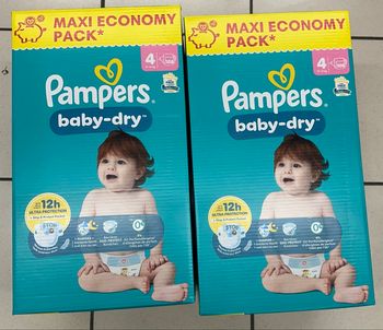 Couche pampers baby dry taille 4