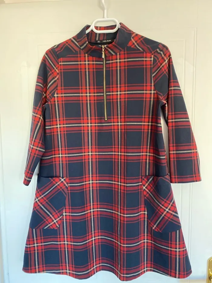 Robe écossaise trapèze Zara taille S - photo numéro 4