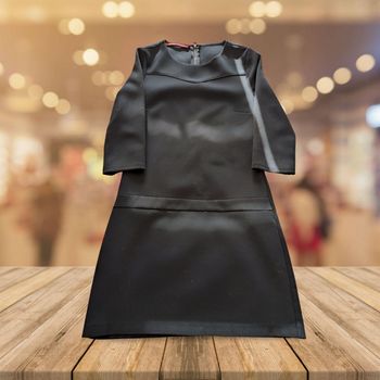 Élégante Robe Noire Comptoir des Cotonniers