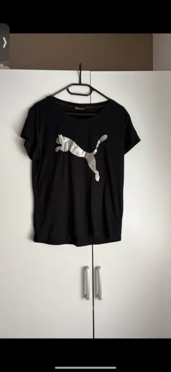 T shirt manches courtes noir Puma taille M