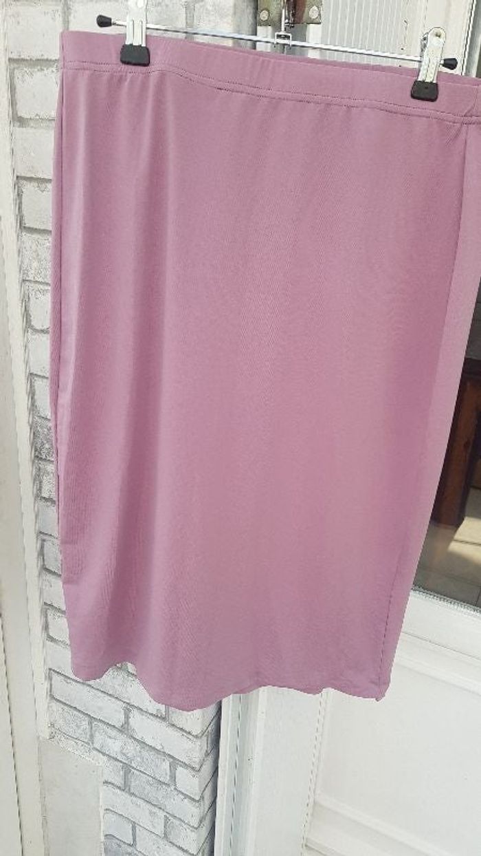 jupe longue rose
