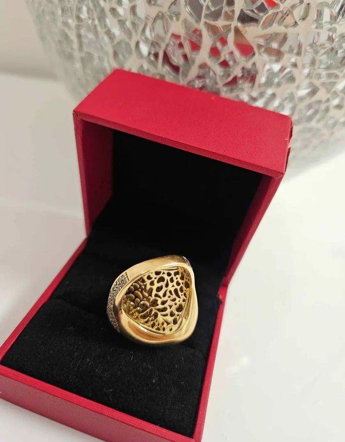 Bague solide en or 18 carat - photo numéro 2