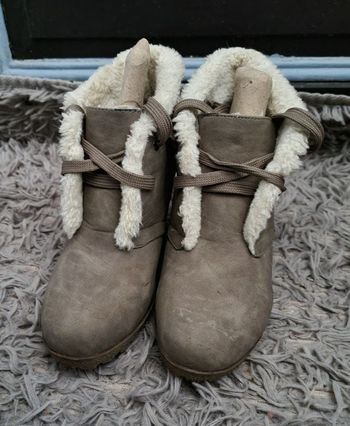 Bottines compensée fourré 36