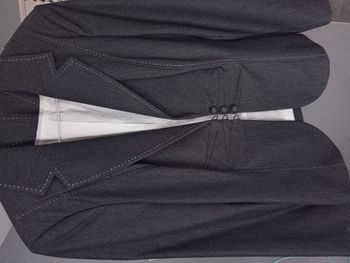 Veste cintrée grise anthracite neuve 40 