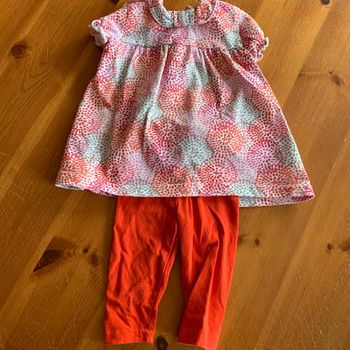 Ensemble robe legging bébé