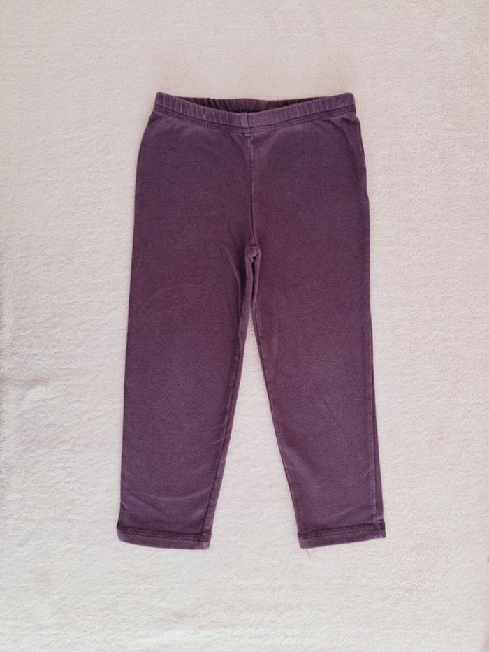 Legging long violet Tex 36 mois 3 ans