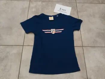 T-shirt manches courtes mixte 8 ans France Kamate