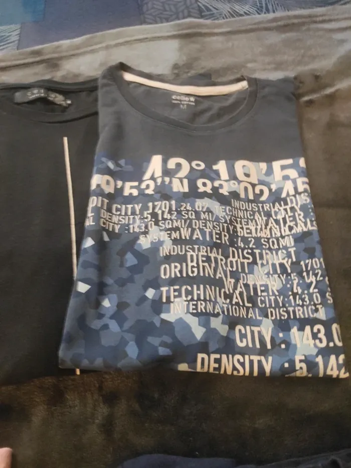 Lot 8 t-shirt homme taille M - photo numéro 3
