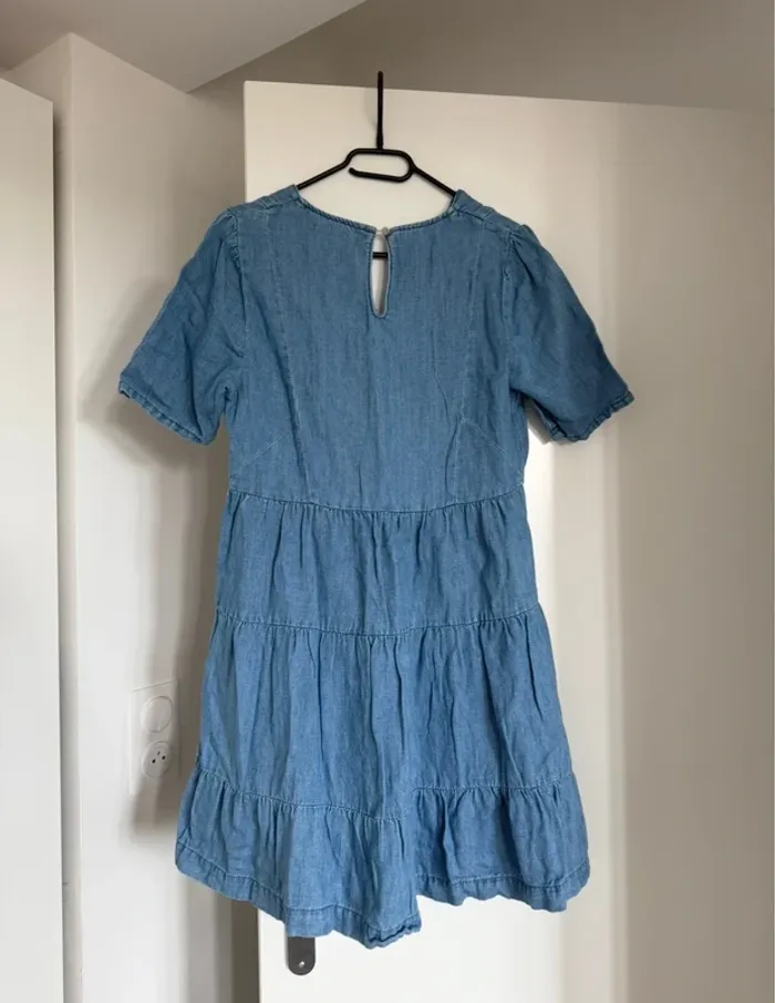 Jolie robe d’été en jean S/36 - photo numéro 3