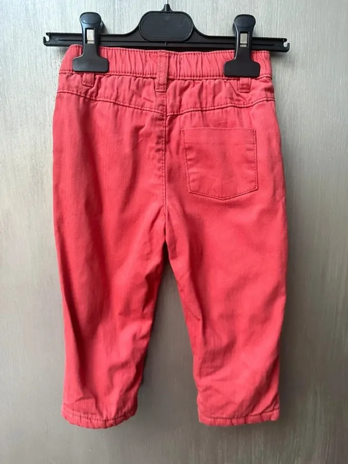 Pantalon doublé mes petits cailloux orange 18 mois - photo numéro 7