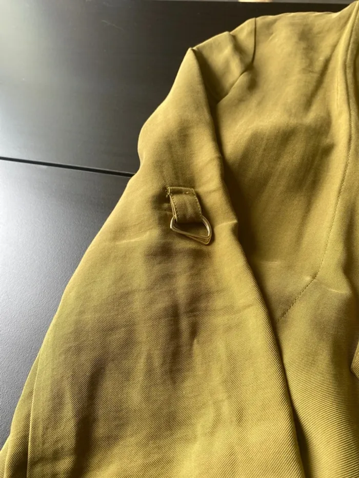 Veste fluide kaki neuve cache cache - photo numéro 4
