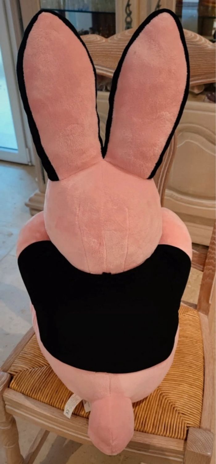 Grande peluche lapin Rose - photo numéro 3
