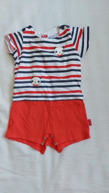 Combinaison 3 mois p'tit bisou