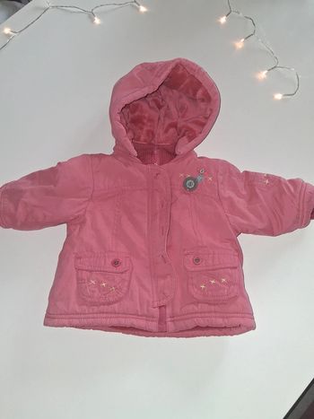 Blouson avec capuche rose chaud Sergent Major