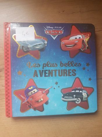 Livre les plus belles aventures cars Disney pixar