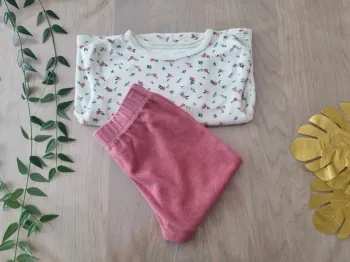 Pyjama fleuri 2 pièces Kiabi 18M