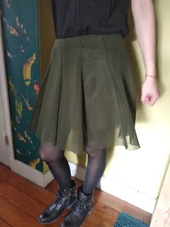 Jupe volante résille