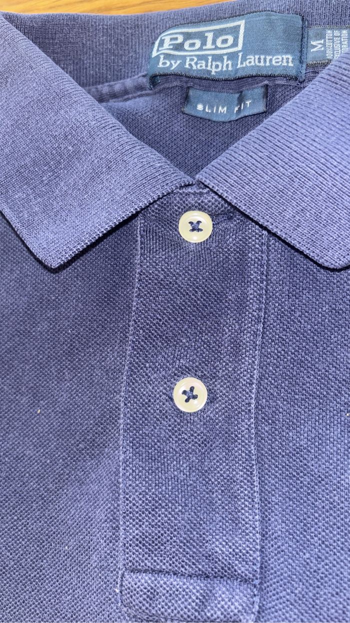 Polo Ralph Lauren bleu marine homme – Slim Fit – Taille M - photo numéro 4