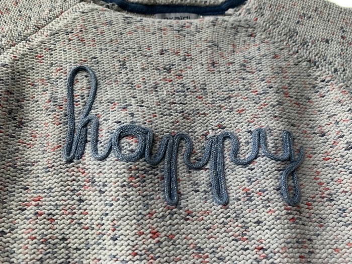 Pull épais « happy » fille 8 ans Okaidi - photo numéro 2