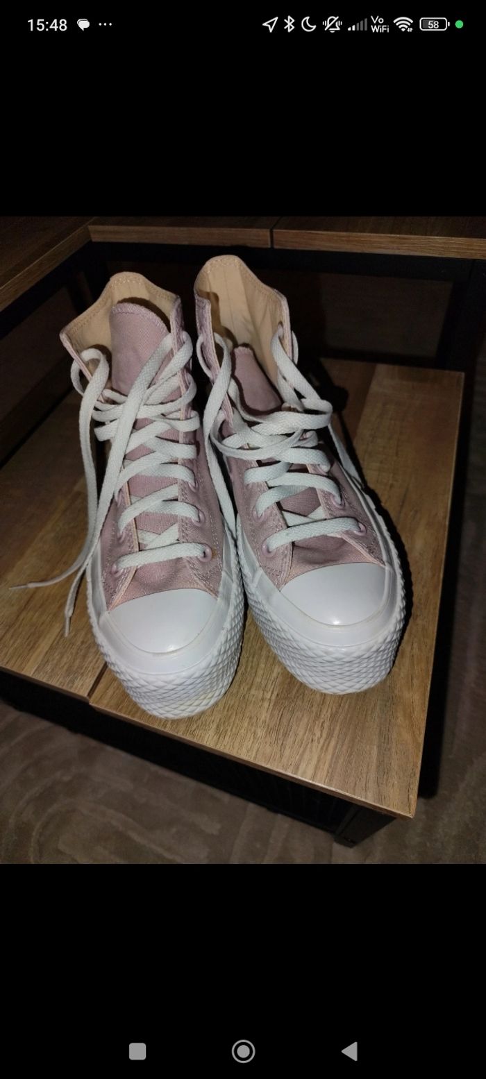 Converses compensées Rose 37 - photo numéro 3