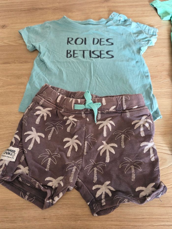 LOT 2 ensembles shorts 18 mois /TEE shirt 24 mois - photo numéro 2